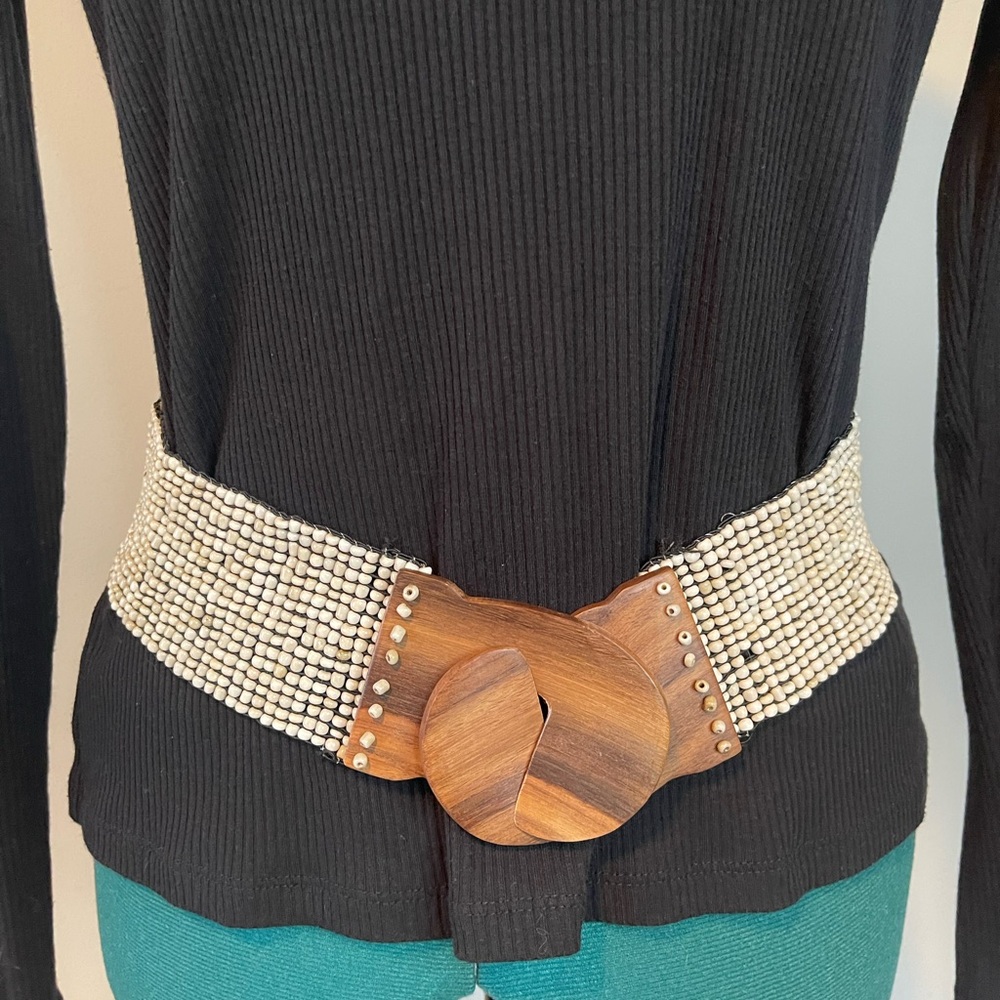 VTG Beaded Boho Belt